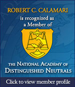 National Academy of Distinguished Neutrals - Robert C. Calamari